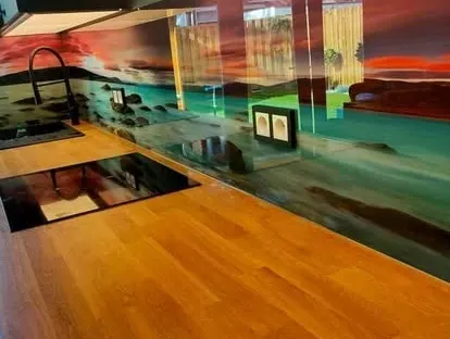 Interieur van een bedrijfspand na bouwkundige renovatie.