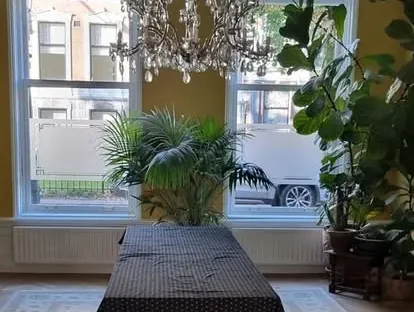 Vernieuwde woonruimte met zorgvuldig schilder- en afbouwwerk.